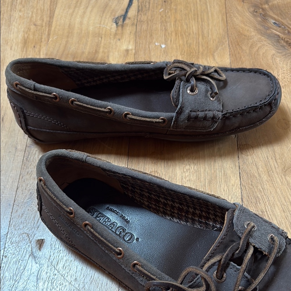 Sebago Brown Loafers Flats